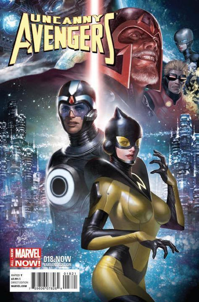 UNCANNY AVENGERS #18.NOW IN HYUK LEE VAR ANMN