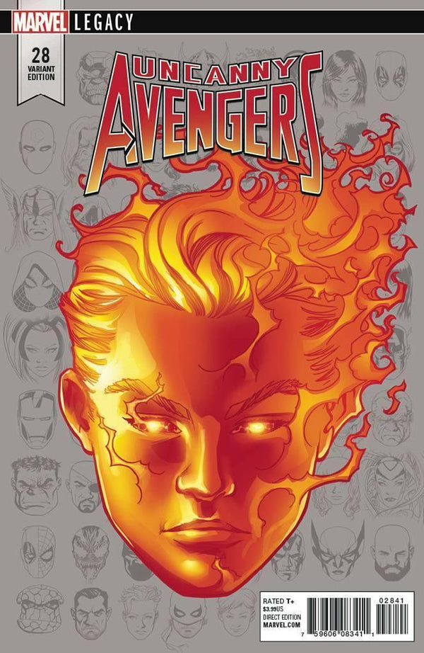 UNCANNY AVENGERS (2015) #28 MCKONE LEGACY HEADSHOT VAR LEG