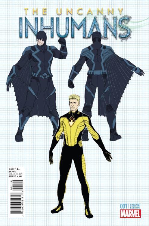 UNCANNY INHUMANS #1 MCNIVEN DESIGN VAR