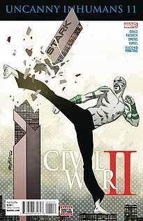 UNCANNY INHUMANS #11 PACHECO 2ND PTG VAR CW2