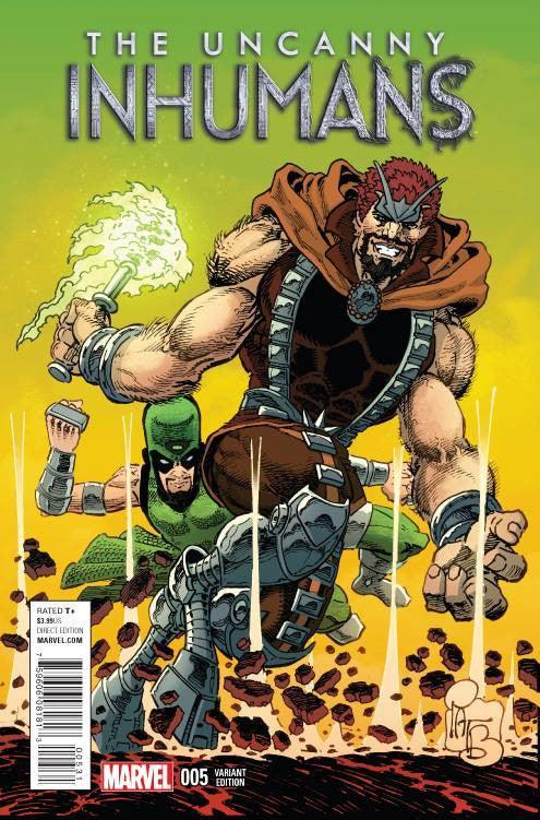 UNCANNY INHUMANS #5 BRODERICK CLASSIC VAR - Kings Comics