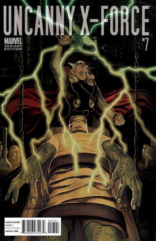 UNCANNY X-FORCE #7 THOR GOES HOLLYWOOD VAR