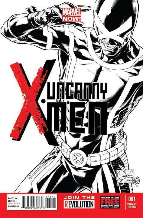 UNCANNY X-MEN VOL 3 #1 QUESADA SKETCH VAR NOW