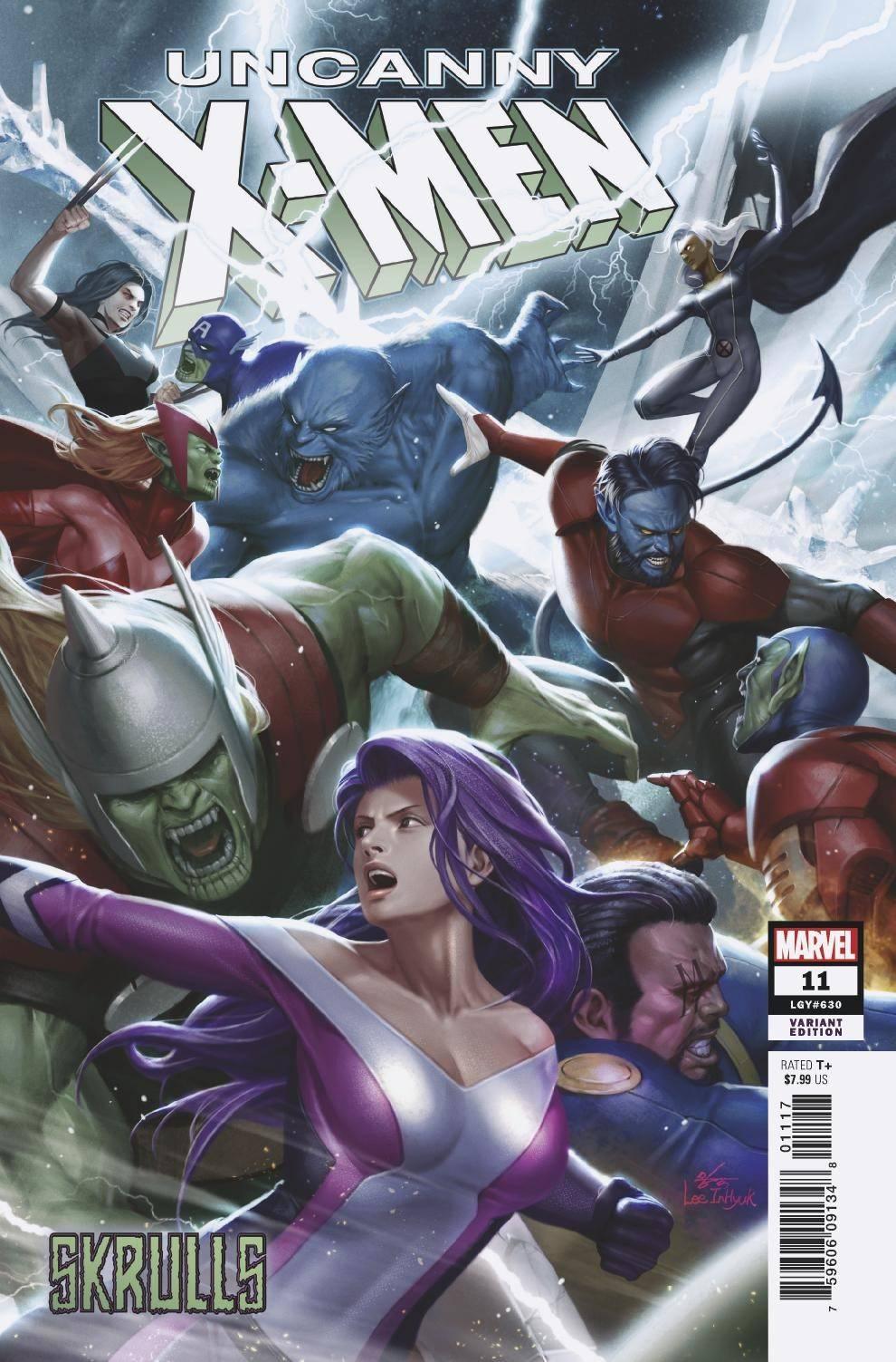 UNCANNY X-MEN VOL 5 #11 INHYUK LEE SKRULLS VAR - Kings Comics