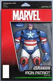 US AVENGERS #1 CHRISTOPHER ACTION FIGURE VAR NOW