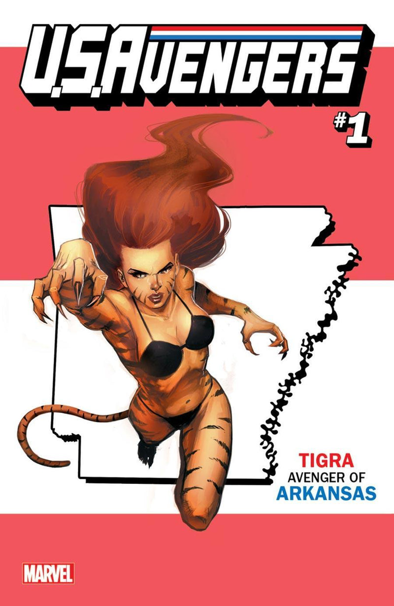 US AVENGERS #1 REIS ARKANSAS STATE VAR NOW