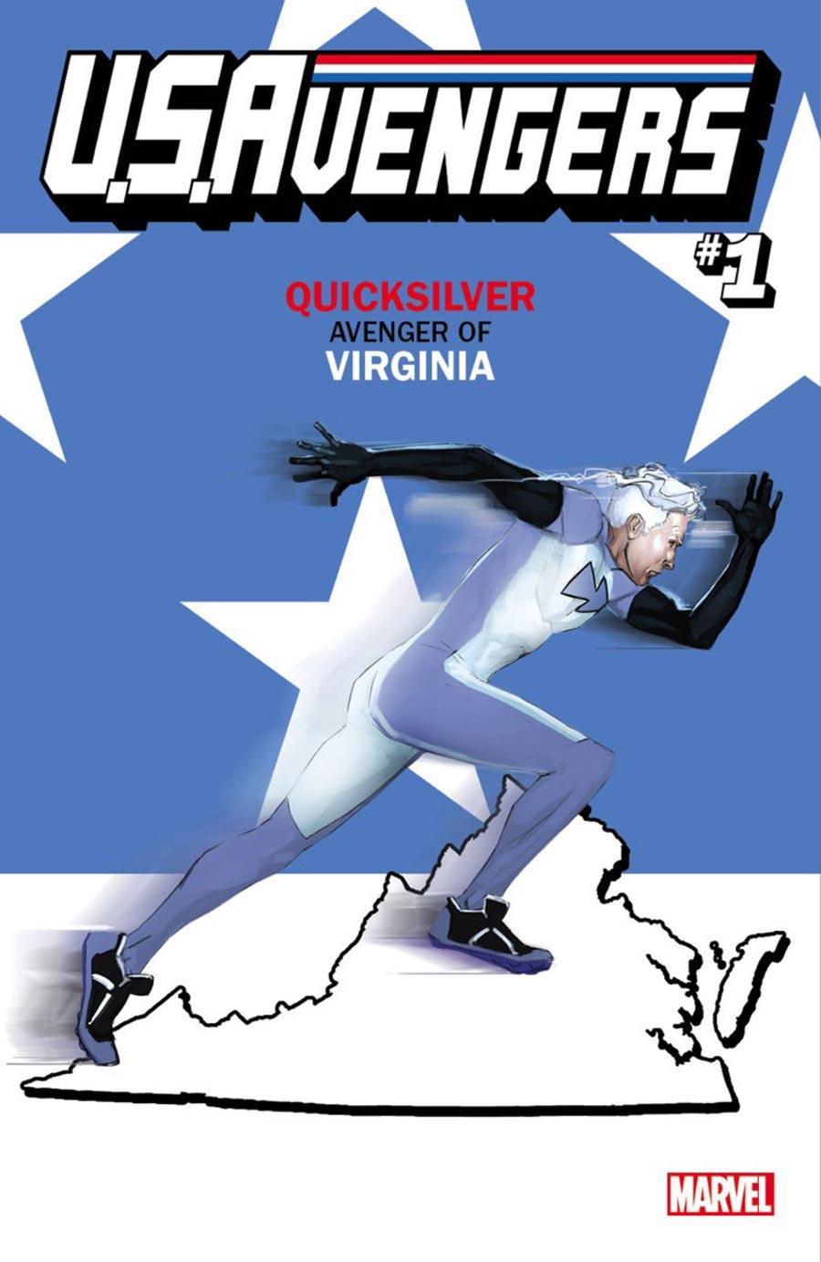 US AVENGERS #1 REIS VIRGINIA STATE VAR NOW - Kings Comics