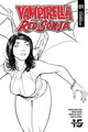VAMPIRELLA RED SONJA  #1 10 COPY MOSS B&W INCV