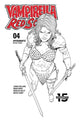 VAMPIRELLA RED SONJA #2 10 COPY MOSS B&W INCV