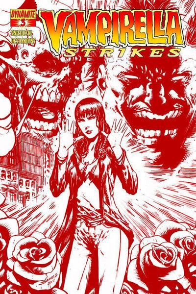 VAMPIRELLA STRIKES #3 10 COPY JOHNNY D RED INCV