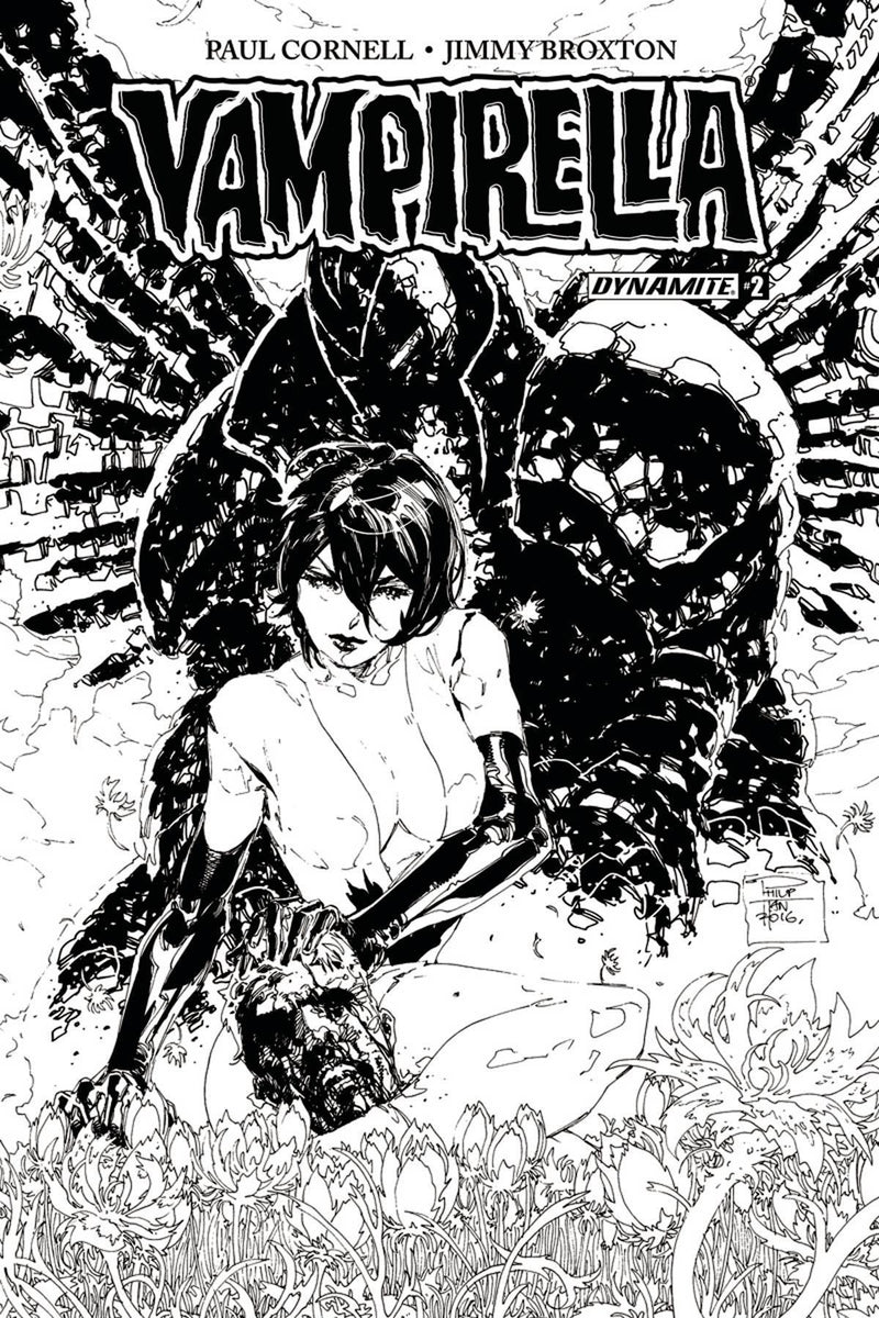 VAMPIRELLA VOL 7 #2 20 COPY TAN B&W INCV