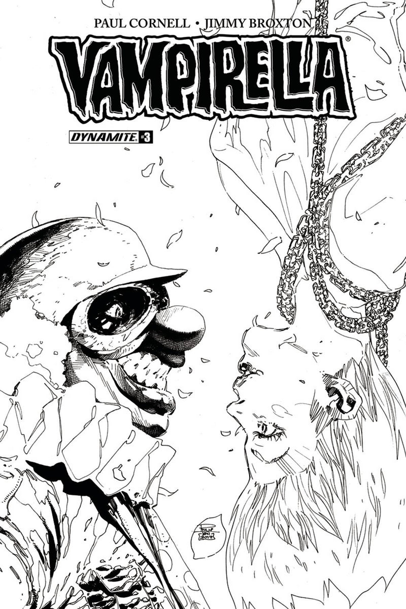 VAMPIRELLA VOL 7 #3 20 COPY TAN B&W INCV