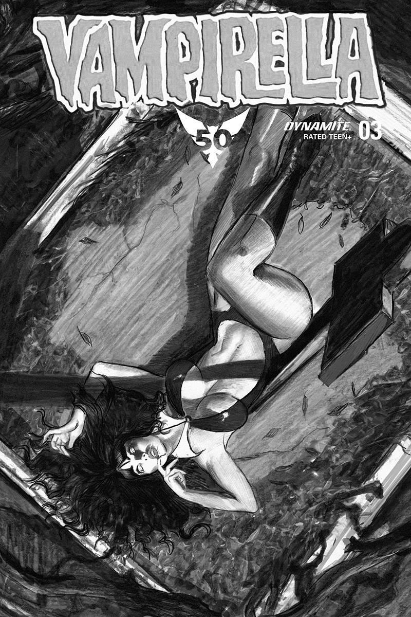 VAMPIRELLA VOL 8 #3 20 COPY DALTON B&W INCV