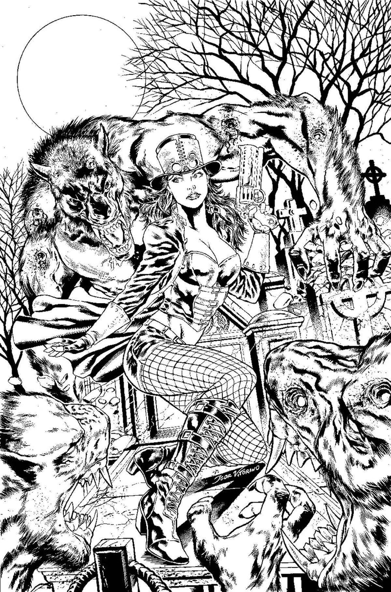 VAN HELSING VS THE WEREWOLF #4 CVR B VITORINO
