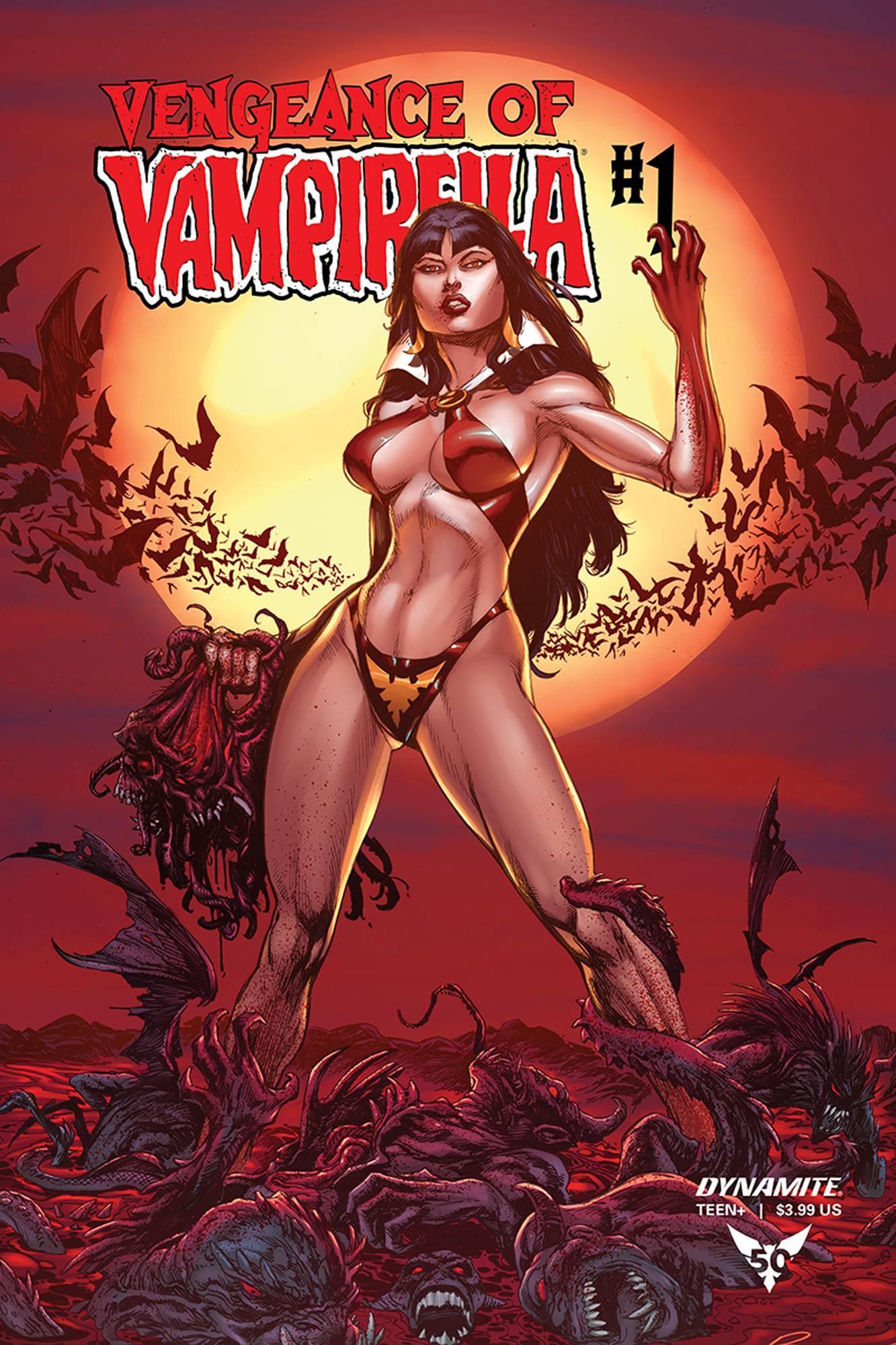 VENGEANCE OF VAMPIRELLA VOL 2 #1 40 COPY BUZZ BLOOD MOON INCV - Kings Comics