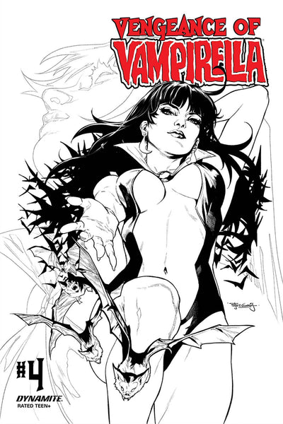 VENGEANCE OF VAMPIRELLA VOL 2 #4 15 COPY SEGOVIA B&W FOC INCV