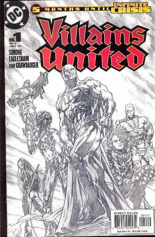 VILLAINS UNITED #1 2ND PTG
