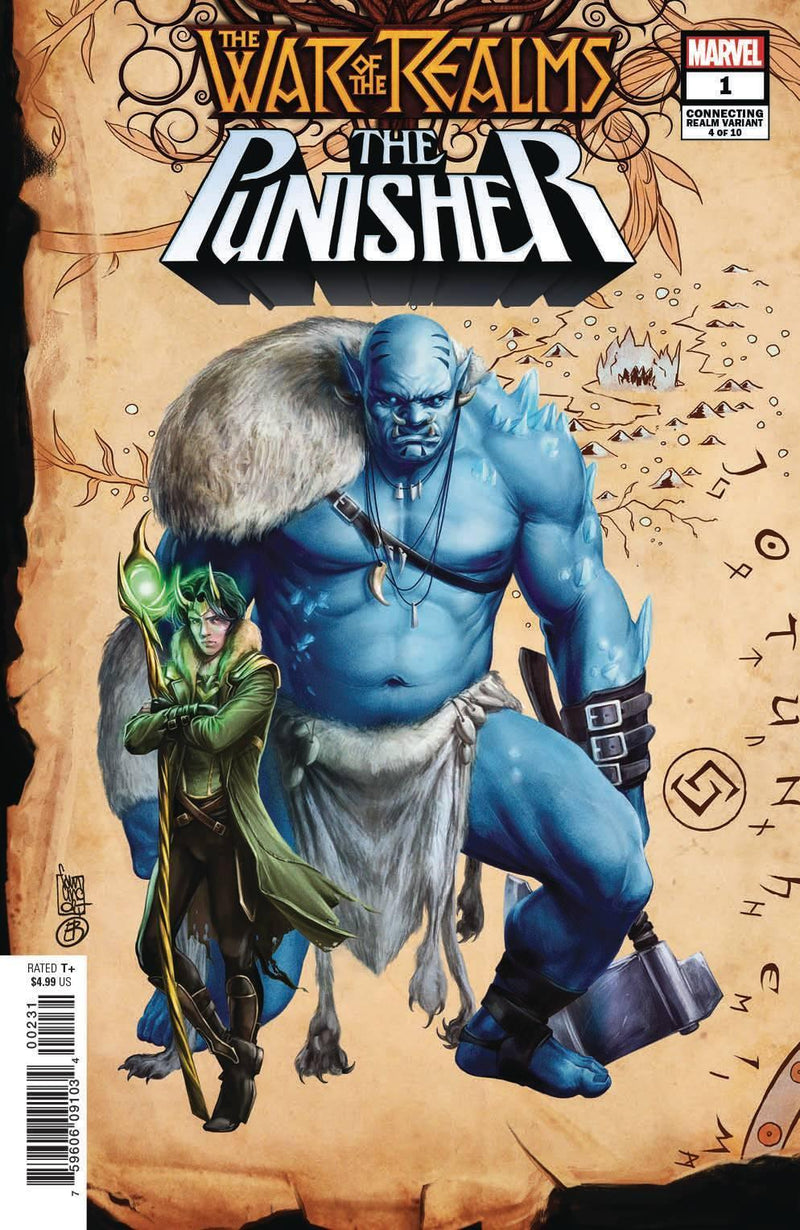 WAR OF REALMS PUNISHER #1 CAMUNCOLI CONNECTING REALM VAR