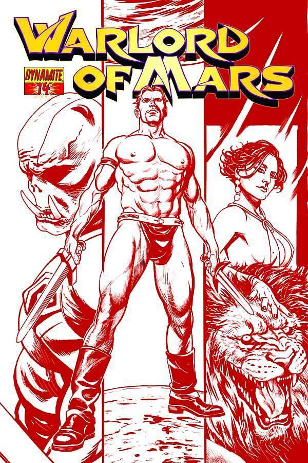 WARLORD OF MARS #14 20 COPY SADOWSKI RED INCV
