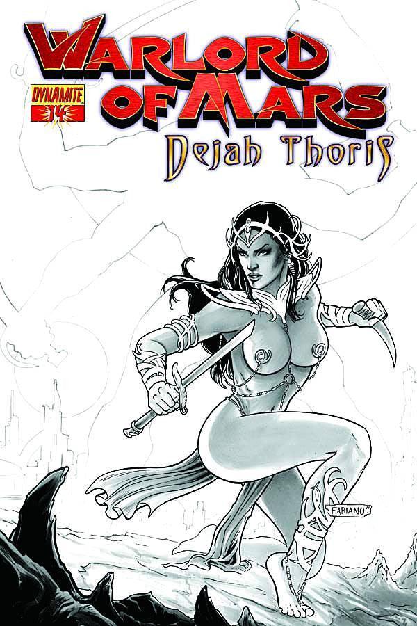 WARLORD OF MARS DEJAH THORIS #14 20 COPY NEVES B&W INCV