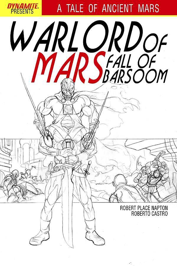 WARLORD OF MARS FALL OF BARSOOM #3 15 COPY JUSKO B&W INCV