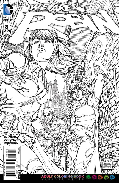 WE ARE ROBIN #8 ADULT COLORING BOOK VAR ED