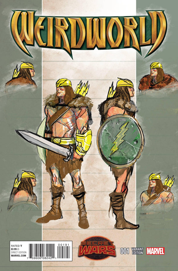 WEIRDWORLD #1 15 COPY INCV DEL MUNDO DESIGN VAR SWA