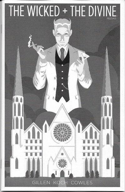 WICKED & DIVINE 1923 #1 IMAGE EXPO BLACK AND WHITE RETAILER EDITION