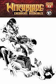 WITCHBLADE DEMON REBORN #3 10 COPY CALERO B&W INCV