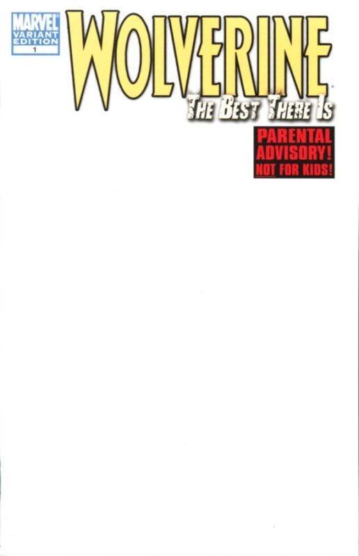 WOLVERINE BEST THERE IS #1 BLANK COVER VAR