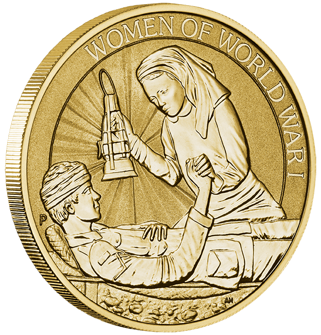 WOMEN IN WAR 2017 STAMP AND COIN COVER