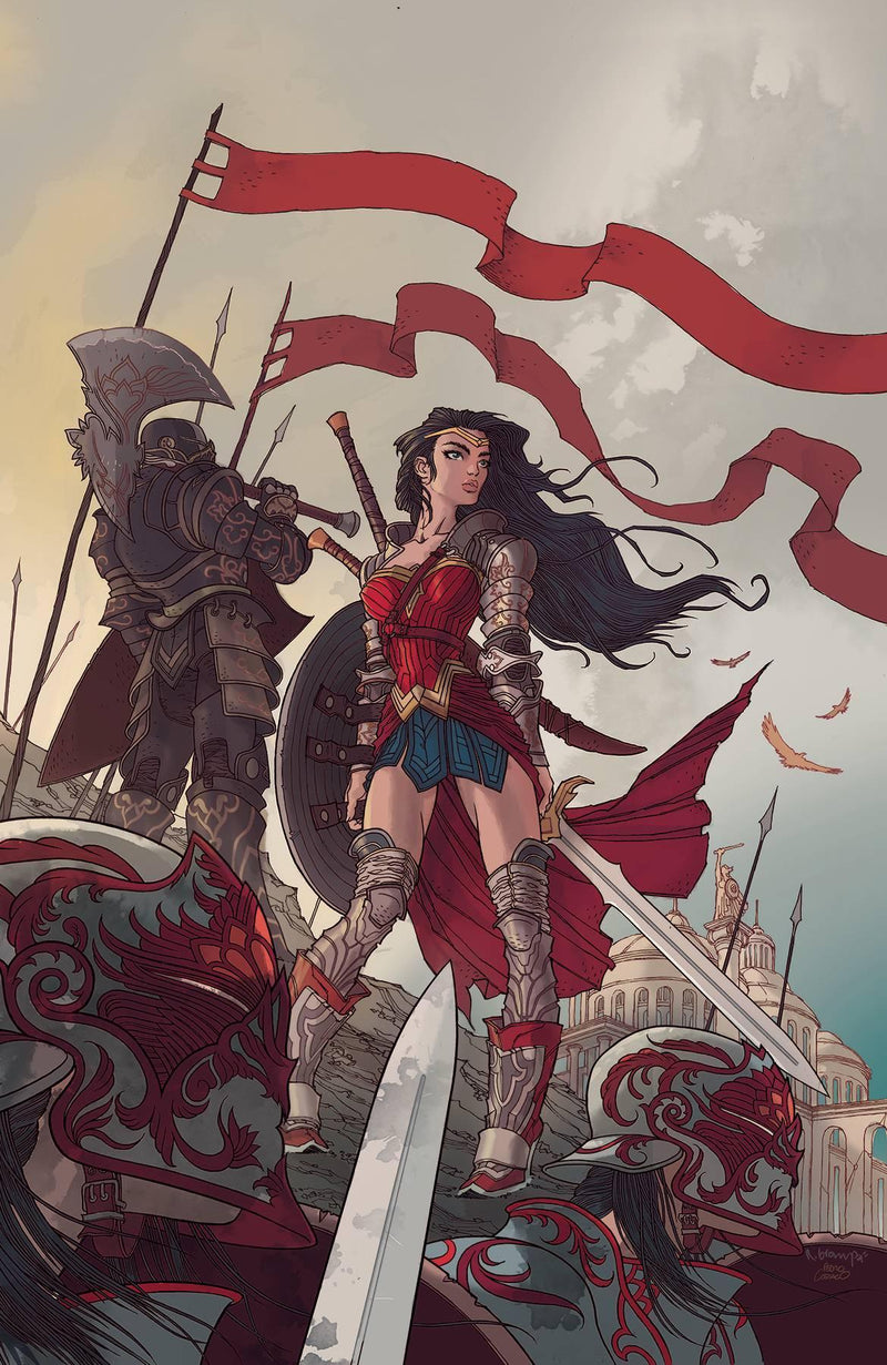WONDER WOMAN VOL 5 #754 CARD STOCK RAFAEL GRAMPA VAR ED