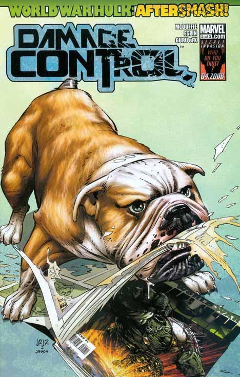WORLD WAR HULK AFTERSMASH DAMAGE CONTROL (2008) #2