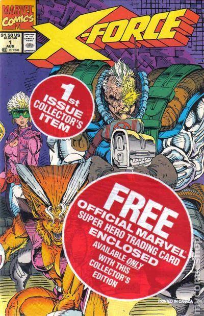 X-FORCE (1991) #1 - POLYBAGGED WITH DEADPOOL TRADING CARD - Kings Comics