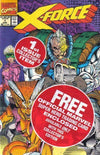 X-FORCE (1991) #1 - POLYBAGGED WITH SUNSPOT/GIDEON TRADING CARD