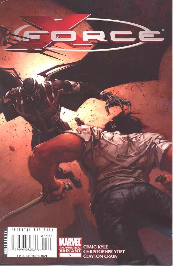 X-FORCE VOL 3 #5 2ND PTG CRAIN WRAPAROUND VAR