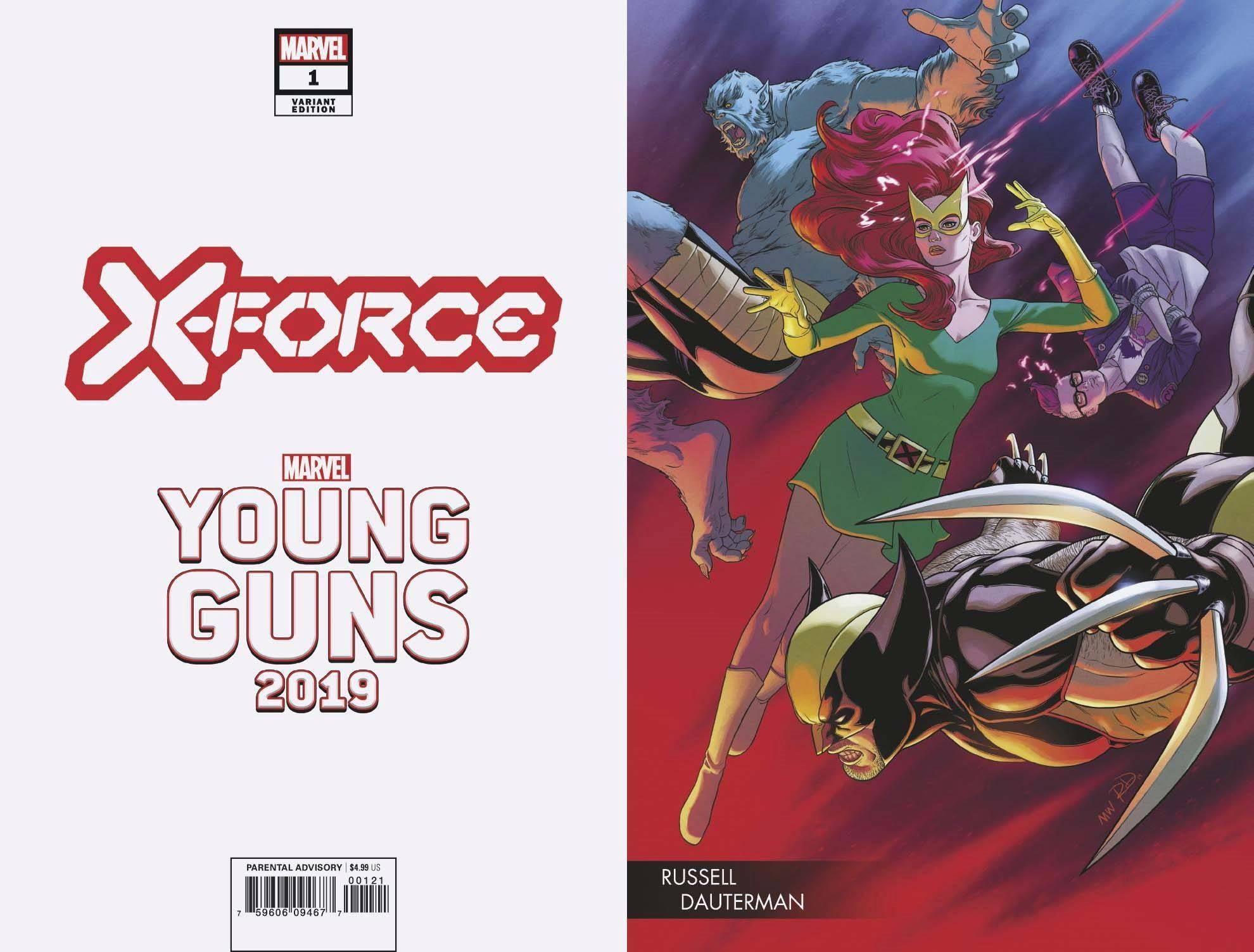 X-FORCE VOL 6 (2019) #1 DAUTERMAN YOUNG GUNS VAR DX - Kings Comics