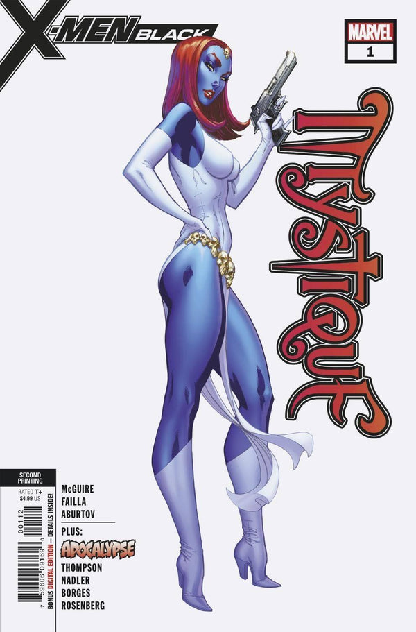 X-MEN BLACK MYSTIQUE #1 2ND PTG FAILLA VAR