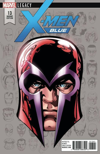 X-MEN BLUE (2017) #13 MCKONE LEGACY HEADSHOT VAR LEG