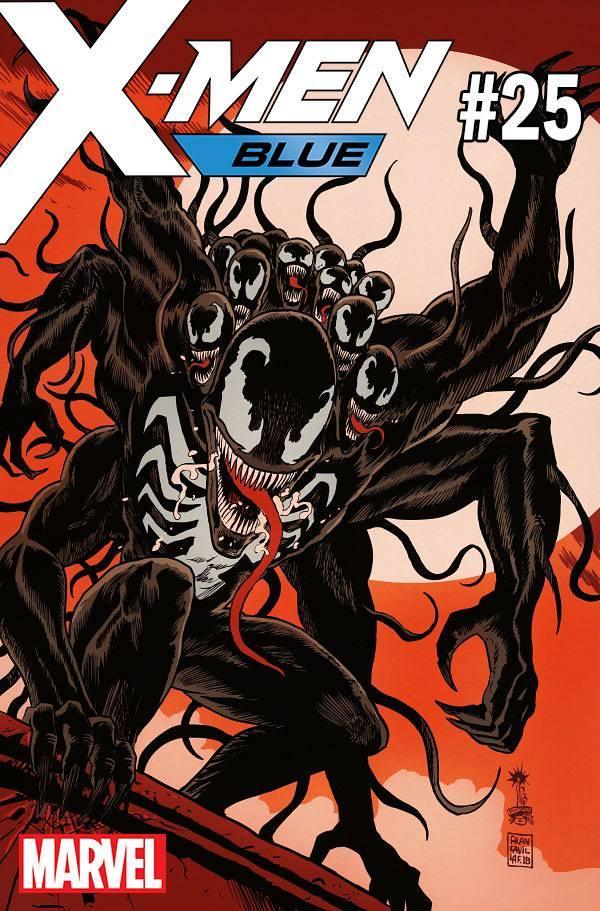 X-MEN BLUE (2017) #25 FRANCAVILLA VENOM 30TH VAR LEG