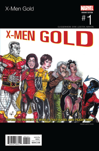 X-MEN GOLD VOL 2 (2017) #1 DAVIS HIP HOP VAR