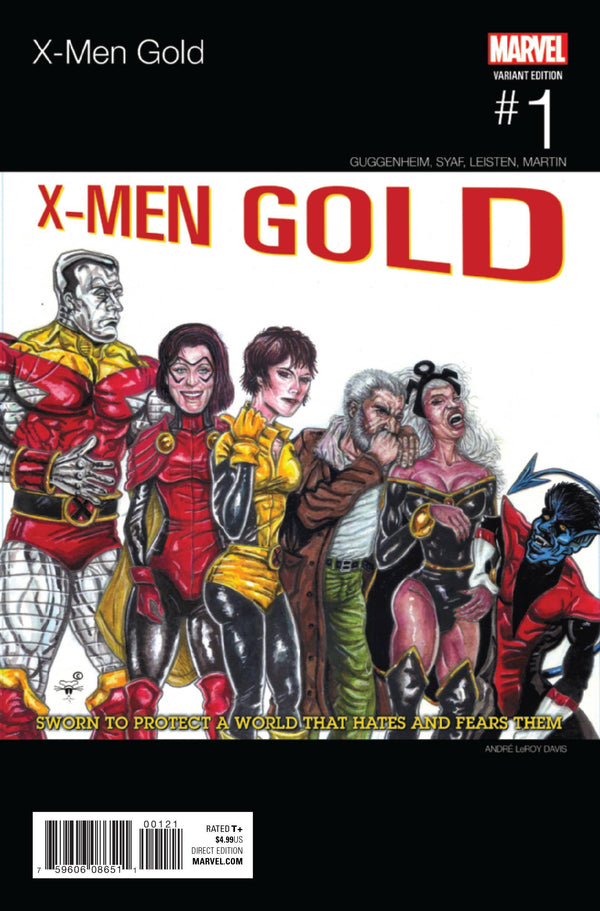 X-MEN GOLD VOL 2 (2017) #1 DAVIS HIP HOP VAR