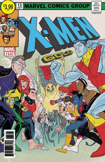 X-MEN GOLD VOL 2 #13 2ND PTG CALDWELL VAR LEG
