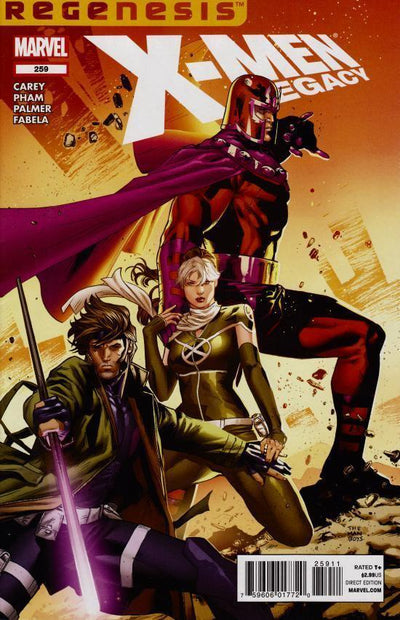 X-MEN LEGACY #259 REGENESIS GOLD BRADSHAW VAR XREGG