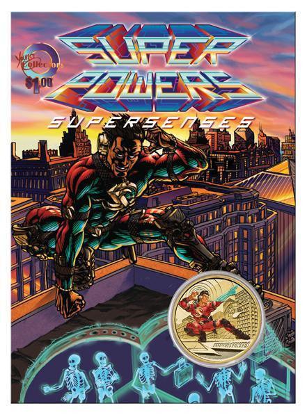 YOUNG COLLECTORS SUPER POWERS SERIES SENSES COIN