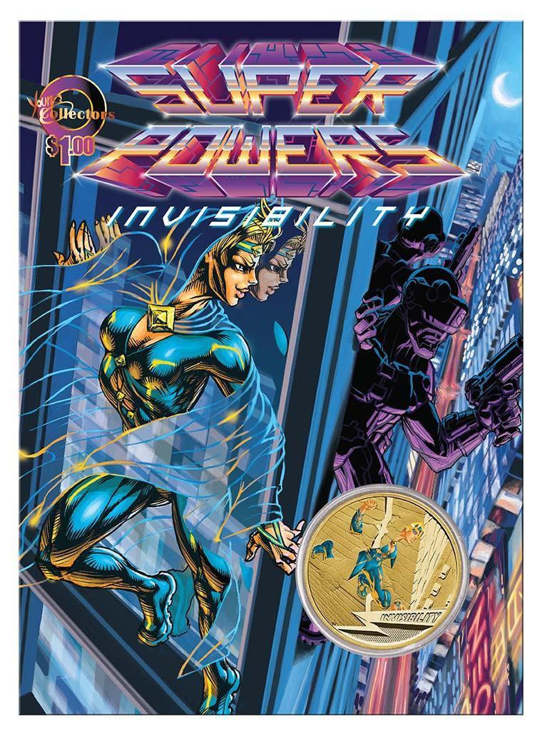 YOUNG COLLECTORS SUPER POWERS SERIES 2014 INVISIBILITY COIN - Kings Comics