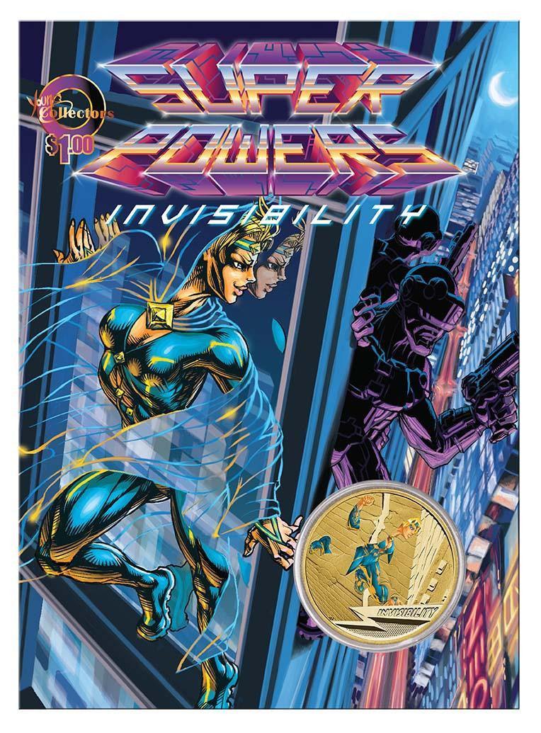 YOUNG COLLECTORS SUPER POWERS SERIES 2014 INVISIBILITY COIN