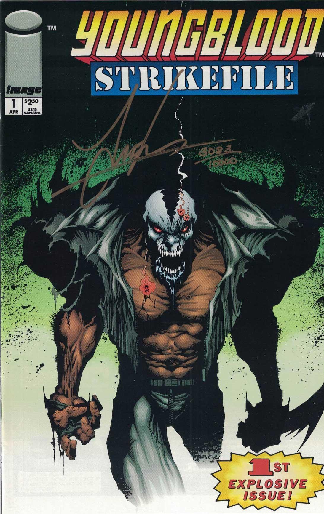 YOUNGBLOOD STRIKEFILE (1993) #1 SIGNED BY JAE LEE - Kings Comics