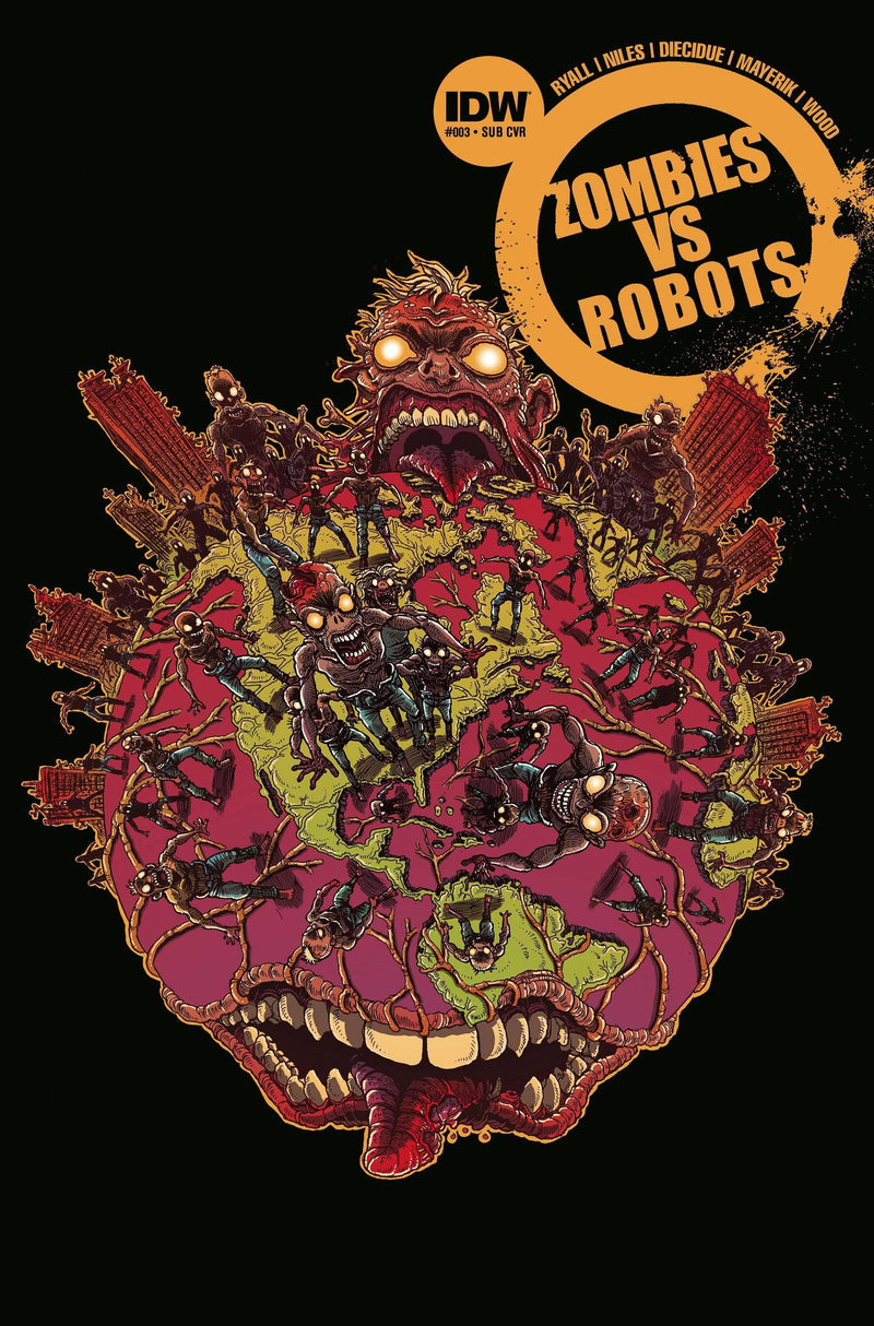 ZOMBIES VS ROBOTS (2015) #3 SUBSCRIPTION VAR