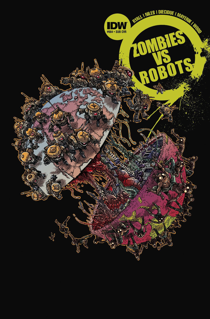ZOMBIES VS ROBOTS (2015) #4 SUBSCRIPTION VAR
